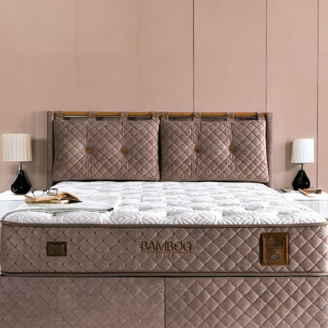 Тапицирано легло Bamboo Sleep с ракла