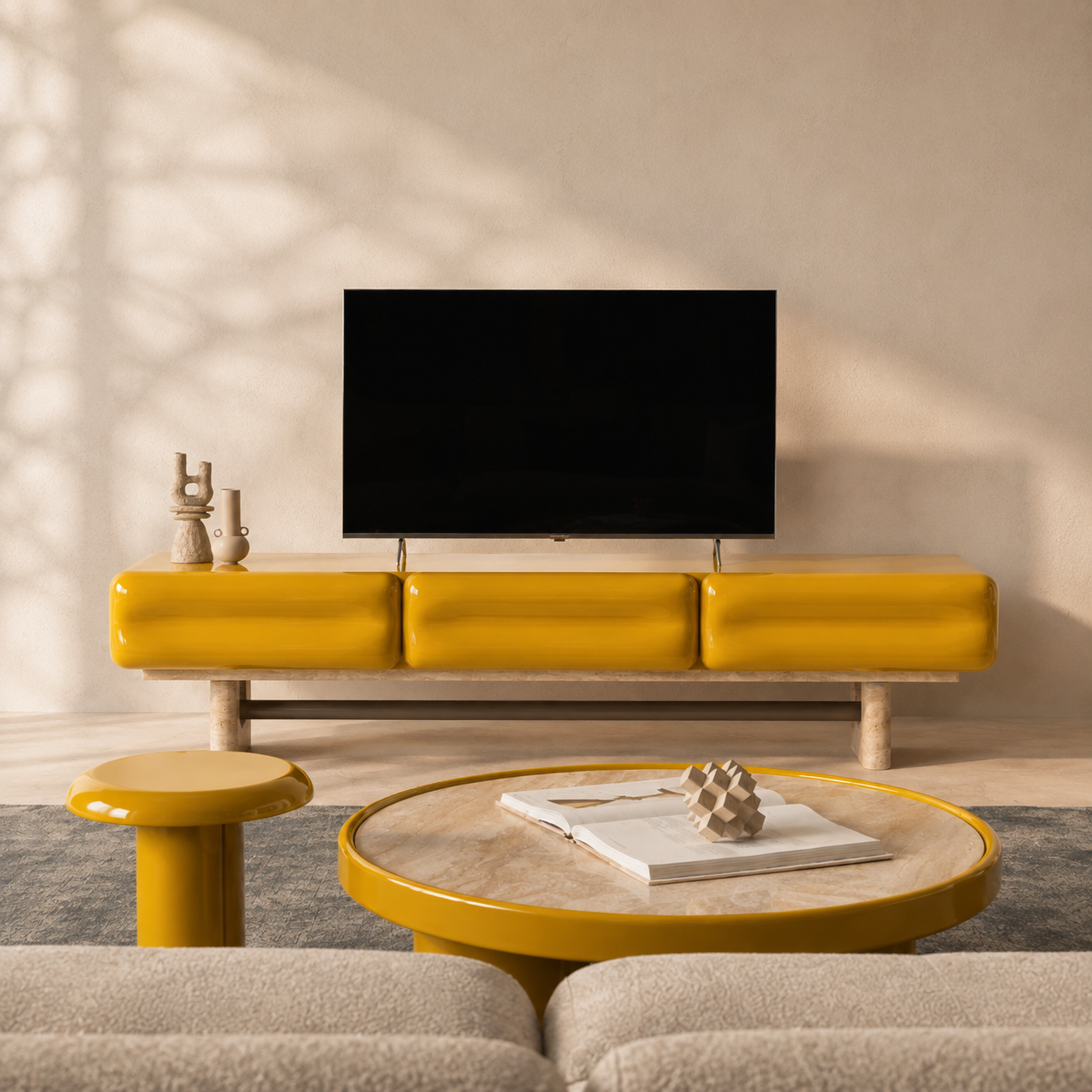 ТВ секция Solaris yellow