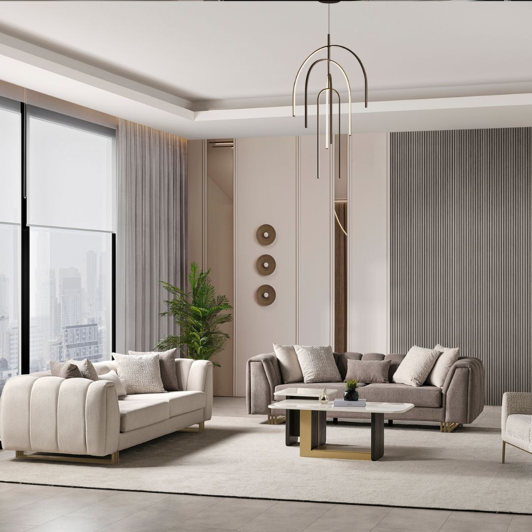 Прав, изчистен силует – стои леко и модерно, без да утежнява пространството 